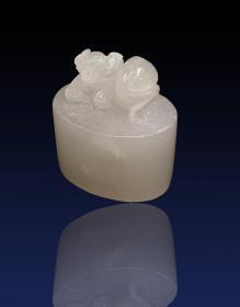 和田玉印章-----金大师作品-------编号S675
