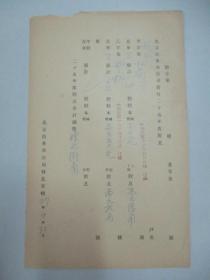 民国 1938年老北京资料 北平自来水公司发付-预记 1936年度股息存根 一张