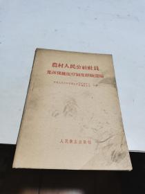 1960年，农村人民公社社员