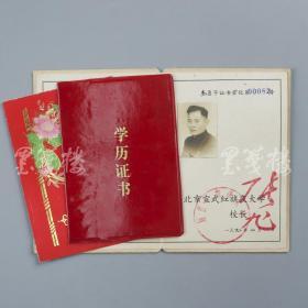 1963、1989年 学生王超北京宣武红旗夜大学、衡阳市光明业余学校毕业证书、学历证明等 三件（贴有小照片）HXTX315314