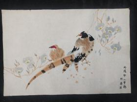 花鸟画尺寸68*46厘米  Y31-32