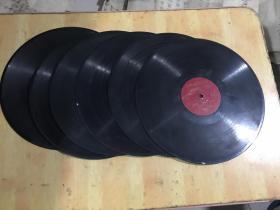 六张67年的黑胶木唱片、京剧（沙家浜）