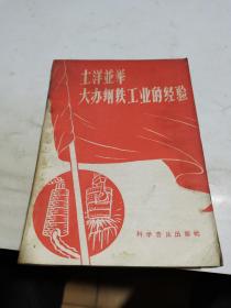 1958年，土洋并举大办钢铁工业的经验