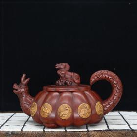 宜兴原矿紫砂壶 名家手工茶壶茶具 十二生肖壶