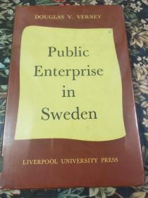 PUBLIC ENTERPRISE IN SWEDEN  1959精裝版  利物浦大学出品