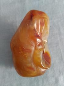 天然玛瑙石雕手把件