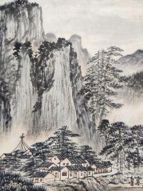 中国画会创始人之一，曾被誉为"江南三铁"之一【钱瘦铁】山水