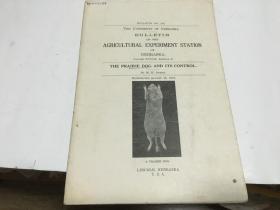 英文原版 the prairie dog and its contro草原土拨鼠及其控制l内布拉斯加州大学公告 1915 盖金陵大学校馆藏章  内柜3  2层