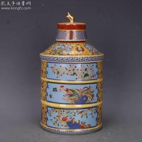 早期收藏——清雍正【珐琅彩花鸟纹茶叶罐】器型周正 釉色 画工 品相俱佳 漂亮呈现好  尺寸高23.8厘米 底径12.6厘米 口径4.2厘米