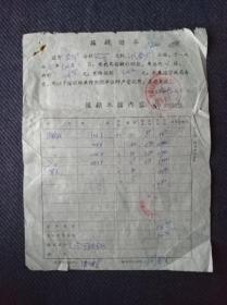 茶文化，1976年安徽省歙县洽河公社茶厂报销回单一张。
