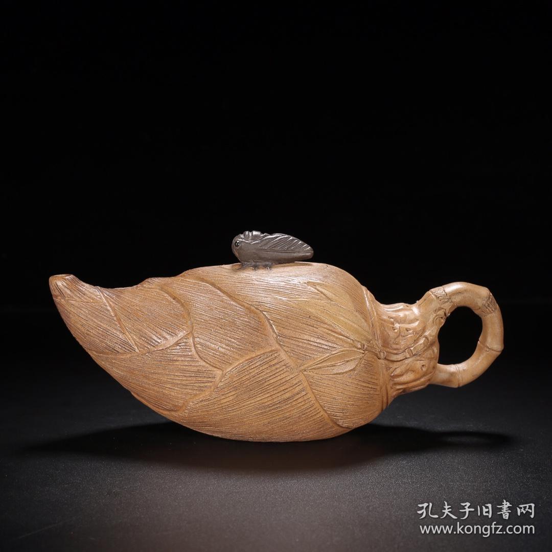 宜兴原矿段泥手工紫砂壶茶壶茶具  竹笋