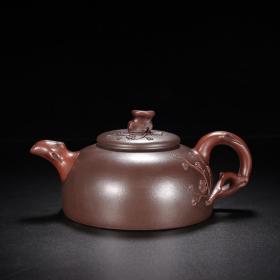 宜兴原矿手工紫砂壶茶壶茶具  红梅