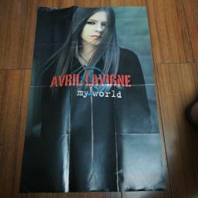 BMG AVRIL LAVIGNE MY WORLD 8开海报