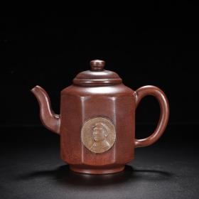 正品宜兴原矿纯手工紫砂壶茶壶茶具 八方壶