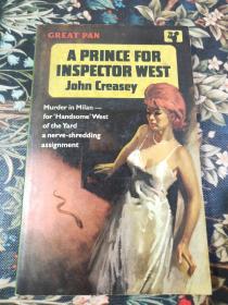 名侦探小说  A PRINCE FOR  INSPECTOR WEST  1963年版