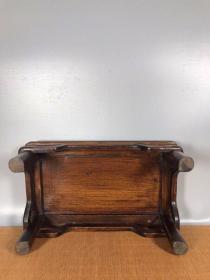 旧藏花梨木木雕坑桌小木桌