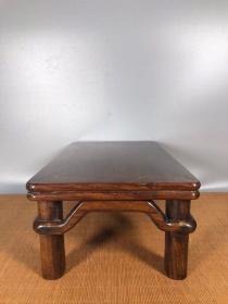 旧藏花梨木木雕坑桌小木桌