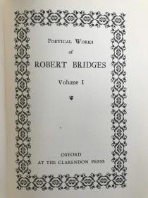 1898年 罗伯特·布里季诗集（全2卷） 布面精装32开