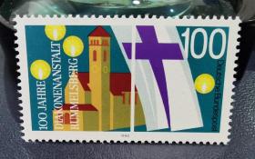 德国1990年邮票，罗密尔斯城堡500周年，建筑，1全新