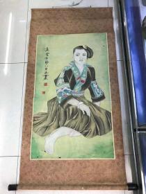 白石弟子画