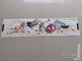 保真手绘长寿图

广西美协会员李万老师作品。