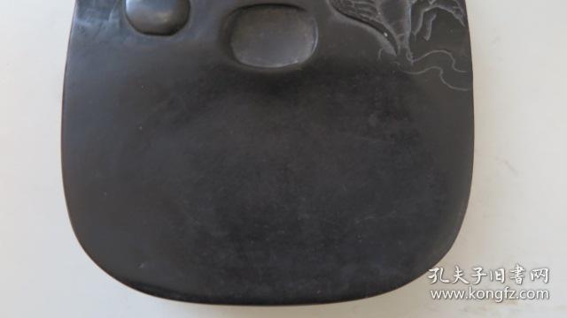 清代 砚台一方 历代名家-清-汪之端 制作 带有雕工   长14厘米宽12厘米厚2.5厘米