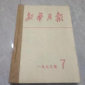 新华月报1973.7-9两期合拍（包邮）