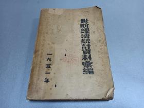 W   1951年7月初版      开国初经济学资料   少见    北京朝内大街40号  政务院财政经济委员会印刷    《世界经济统计资料汇编》  超厚一册全   内含  人口土地   资源   国民收入   工厂    农林    贸易   交通     财金   物价          西欧对东欧的贸易  东欧主要新民主义国家的对外贸易  各国的财政收支   资本形成  国民收入估计