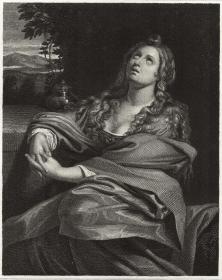 1812年铜版画《抹大拉的玛丽亚》之一，49.5*33cm