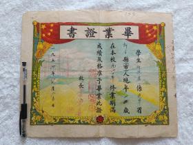 毕业证书学生刘选庆辽宁省新金县人 新金县中心完全小学。1954年7月25日，校长李景喜