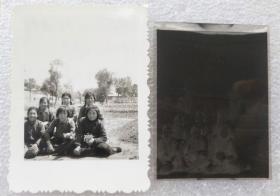 北京通州老照片老底片系列8（照片1张，底片1张）1965年