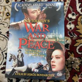 war and peace，战争与和平，法二区DVD套装，三部。无中文！无中文！无中文！