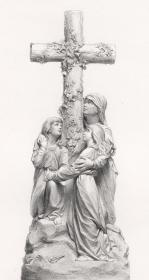 1879年点刻钢版画《大卫·雷德纪念碑》，31.4*23.2cm