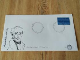 外国早期邮品保真【荷兰1972年政治家托尔贝克逝世百年邮票首日封】集2105-7