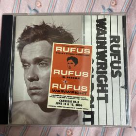 rufus does Judy at Carnegie hall，原版CD