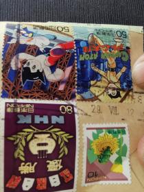 《4张日本邮票》