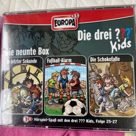 die drei？kids 德国原版3CD，德语儿童故事，europa ，Sony music