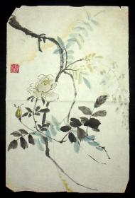 5-60年代花卉画一幅.