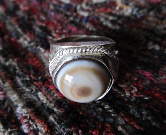 绝色百年顶级羊眼板珠 老天珠戒指,拍品信息,网上拍卖,拍卖图片,拍卖