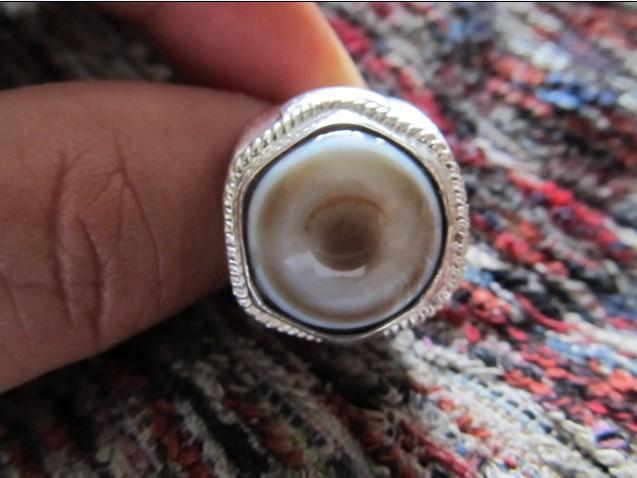 绝色百年顶级羊眼板珠 老天珠戒指,拍品信息,网上拍卖,拍卖图片,拍卖
