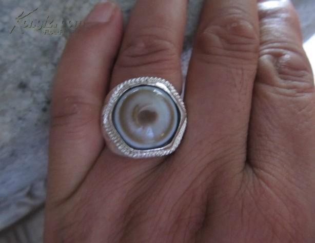 绝色百年顶级羊眼板珠 老天珠戒指,拍品信息,网上拍卖,拍卖图片,拍卖