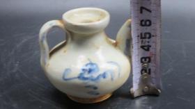 古典画花瓷瓶一个 19122148