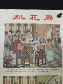 1980年 人民美术出版社出版 任率英作《桃花扇》张贴画一组二张 HXTX307839