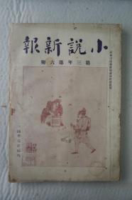 Z：民国鸳鸯蝴蝶派作品的重要刊物之一《小说新报》第三年第六期，国华书局1917年初版本 主编李定夷，前有插图8幅(方兰坻山水册页真迹、海上名妓等图片)，收录有赵苕狂、李定夷、指严等人文章，一册全！.