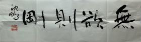 （藏家委托）沈鹏1931年出生，江苏省江阴市人。书法家、美术评论家、诗人。中国文学艺术界联合会第十届荣誉委员。1950年起在《人民画报》社工作，曾任人民美术出版社编辑室副主任、总编室主任、副总编辑并兼任编审委员会常务副主任，享受国务院批准的政府特殊津贴，1993年3月当选为第八届全国政协委员。历任中国书法家协会常务理事、副主席、代主席、主席、荣誉主席及艺术品中国荣誉艺术顾问。