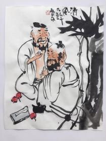 清风几许 林泉书画真迹 新文人水墨画