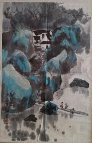 施卫东国画山水——山居图